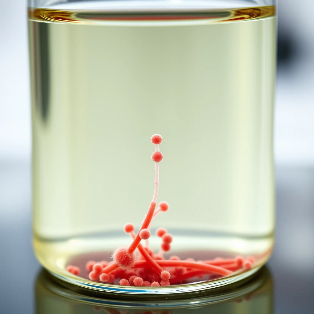 How do I detect microbial growth or contamination in solvent bottles or lines?